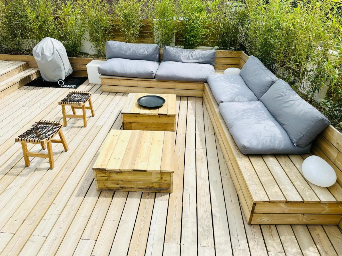 Villa O Wood & Chic Cucq Esterno foto